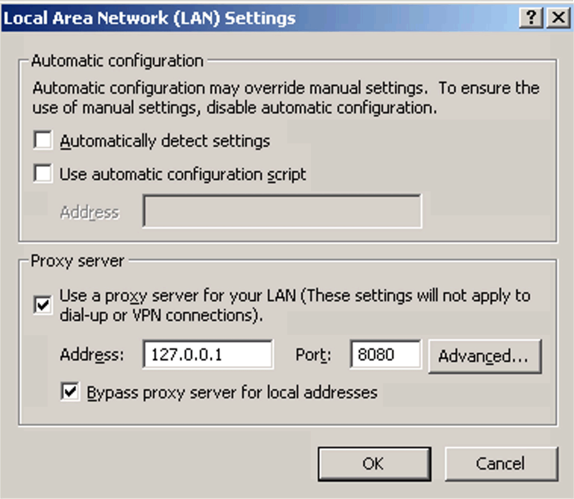 Control Panel screen shot